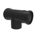 Product Image of 3" PolyPro Black UV Resistant Termination Tee 