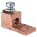 Product Image of Locktite Copper One-Hole Lug for Conductor Range #14 - #8 AWG or 4 - 14 NAVY, 1/4" Bolt, 31003