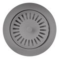 Product Image of Color-Coordinated Metal Basket Strainer (Metallic Gray)