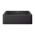 Product Image of Ikon SILGRANIT 33" Single Bowl Apron-Front Farmhouse Sink - Anthracite, 401895