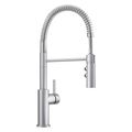 Product Image of Catris Semi-Pro Pull-Down Dual-Spray Kitchen Faucet (PVD Steel)