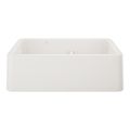 Product Image of Ikon SILGRANIT 33" Double Bowl Apron-Front Farmhouse Sink with Low Divide - White, 402324