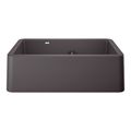 Product Image of Ikon SILGRANIT 33" Double Bowl Apron-Front Farmhouse Sink with Low Divide - Cinder, 402326