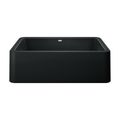 Product Image of Ikon SILGRANIT 33" Single Bowl Apron-Front Farmhouse Sink - Coal Black, 402575