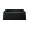 Product Image of Ikon SILGRANIT 30" Single Bowl Apron-Front Farmhouse Sink - Coal Black, 402576