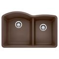 Product Image of Diamond SILGRANIT 32" 60/40 Double Bowl Undermount Kitchen Sink - Café, 440177