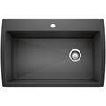 Product Image of Diamond SILGRANIT 33" Super Single Dual Mount Kitchen Sink  (Anthracite)