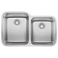 Product Image of Stellar 32" 60/40 Double Bowl Undermount Stainless Steel Kitchen Sink, 441023