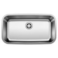 Product Image of Stellar 28" Single Bowl Undermount Stainless Steel Kitchen Sink, 441024