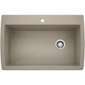Product Image of Diamond SILGRANIT 33.5" Super Single Dual Mount Kitchen Sink - Truffle, 441287