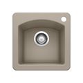 Product Image of Diamond SILGRANIT 15" Dual Mount Bar Sink - Truffle, 441295