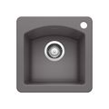 Product Image of Diamond SILGRANIT 15" Dual Mount Bar Sink - Cinder, 441477