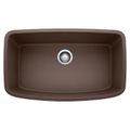 Product Image of Valea 32" x 19" Super Single Bowl Kitchen Sink (Cafe Brown)