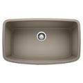 Product Image of Valea 32" x 19" Super Single Bowl Kitchen Sink (Truffle)