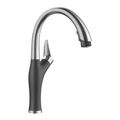 Product Image of Artona Pull-Down Dual-Spray Kitchen Faucet - PVD Steel/Anthracite, 442031
