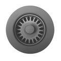 Product Image of Color-Coordinated Basket Strainer (Metallic Gray)