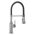 Product Image of Empressa Semi-Pro Pull-Down Dual-Spray Kitchen Faucet - PVD Steel, 442509