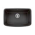 Product Image of Valea SILGRANIT 27" Single Bowl Undermount Kitchen Sink - Anthracite, 442552