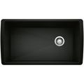 Product Image of Diamond SILGRANIT 33" Super Single Undermount Kitchen Sink - Coal Black, 442916