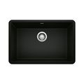 Product Image of Precis SILGRANIT 27" Single Bowl Undermount Kitchen Sink (Coal Black)