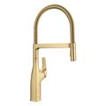 Product Image of Rivana Semi-Pro Pull-Down Dual-Spray Kitchen Faucet - Satin Gold, 442984