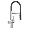 Product Image of Catris Flexo Filter-Ready Semi-Pro Pull-Down Dual-Spray Kitchen Faucet - Chrome, 442990