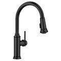 Product Image of Empressa High Arc Pull-Down Dual-Spray Kitchen Faucet - Matte Black, 443023