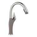 Product Image of Artona Pull-Down Dual-Spray Kitchen Faucet - PVD Steel/Volcano Gray, 443039