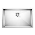 Product Image of Quatrus R0 28" Single Bowl Undermount Stainless Steel Kitchen Sink, 443048