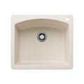 Product Image of Diamond SILGRANIT 25" Single Bowl Dual Mount Kitchen Sink - Soft White, 443060
