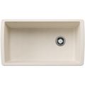 Product Image of Diamond SILGRANIT 33" Super Single Undermount Kitchen Sink (Soft White)