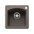 Product Image of Diamond SILGRANIT 15" Dual Mount Bar Sink - Volcano Gray, 443107