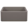 Product Image of Ikon SILGRANIT 27" Single Bowl Apron-Front Farmhouse Sink - Volcano Gray, 443112