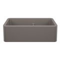 Product Image of Ikon SILGRANIT 33" Double Bowl Apron-Front Farmhouse Sink with Low Divide - Volcano Gray, 443115