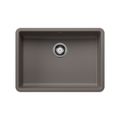 Product Image of Precis SILGRANIT 25" ADA Single Bowl Undermount Kitchen Sink - Volcano Gray, 443119
