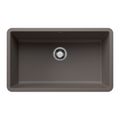 Product Image of Precis SILGRANIT 30" Single Bowl Undermount Kitchen Sink - Volcano Gray, 443120