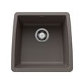 Product Image of Performa SILGRANIT 17" Undermount Bar Sink - Volcano Gray, 443124