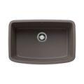 Product Image of Valea SILGRANIT 27" Single Bowl Undermount Kitchen Sink - Volcano Gray, 443127