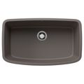 Product Image of Valea SILGRANIT 32" Super Single Undermount Kitchen Sink - Volcano Gray, 443128