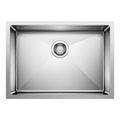 Product Image of Quatrus R15 25" Single Bowl Undermount Stainless Steel Kitchen Sink, 443146