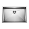 Product Image of Quatrus R15 28" Single Bowl Undermount Stainless Steel Kitchen Sink, 443147