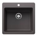Product Image of Liven SILGRANIT 21" Single Bowl Dual Mount Kitchen Sink, 443228 (Cinder)