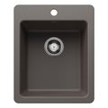 Product Image of Liven SILGRANIT 17" Dual Mount Bar Sink, 443240 (Volcano Gray)