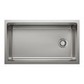 Product Image of Inteos 33" Single Bowl Reversible Undermount Workstation Kitchen Sink - Stainless Steel, 443300
