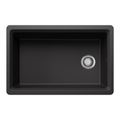 Product Image of Inteos SILGRANIT 30"  Single Bowl Reversible Undermount Workstation Kitchen Sink - Anthracite, 443304