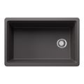 Product Image of Inteos SILGRANIT 30"  Single Bowl Reversible Undermount Workstation Kitchen Sink - Cinder, 443305