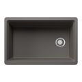Product Image of Inteos SILGRANIT 30"  Single Bowl Reversible Undermount Workstation Kitchen Sink - Volcano Gray, 443309