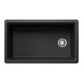 Product Image of Inteos SILGRANIT 33"  Single Bowl Reversible Undermount Workstation Kitchen Sink - Anthracite, 443312