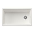 Product Image of Inteos SILGRANIT 33"  Single Bowl Reversible Undermount Workstation Kitchen Sink - White, 443314
