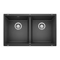Product Image of Precis SILGRANIT 29" 50/50 Double Bowl Undermount Kitchen Sink - Anthracite, 516322